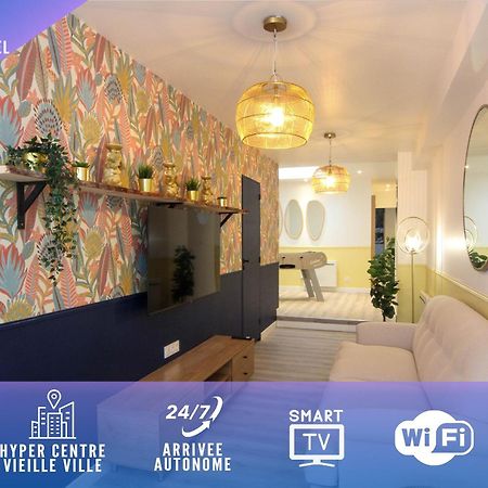 Au Nouveau Boulonnais - 4 Appartements Charmants Pour Couples, Familles Et Groupe D'Amis, Vieille Ville Et Centre Ville De Boulogne Sur Mer Exterior foto