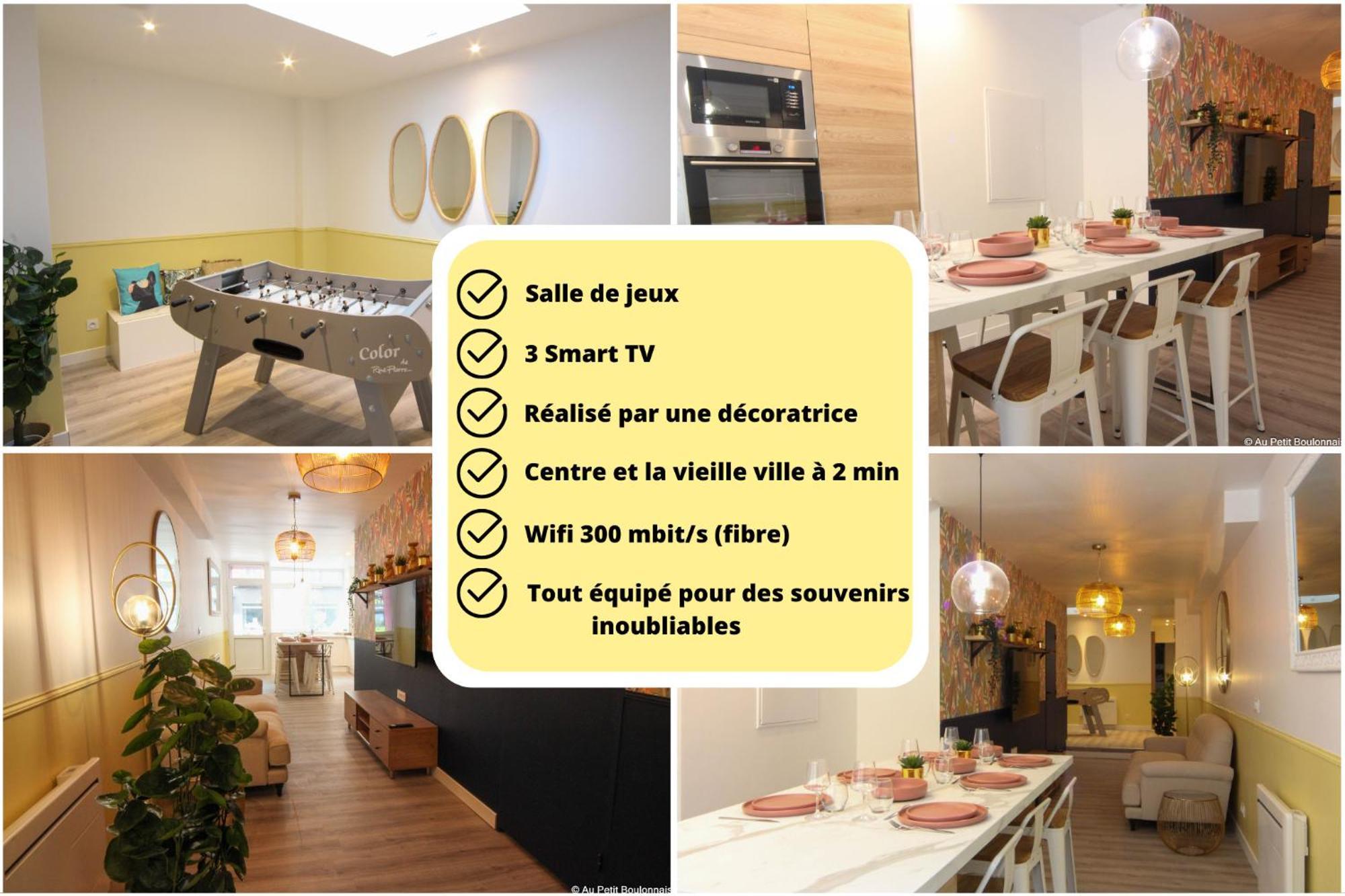 Au Nouveau Boulonnais - 4 Appartements Charmants Pour Couples, Familles Et Groupe D'Amis, Vieille Ville Et Centre Ville De Boulogne Sur Mer Exterior foto